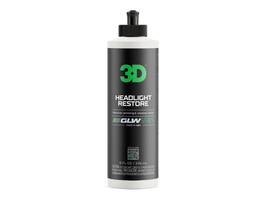 3D GLW SERIES HEADLIGHT RESTORE 236 ml - renovace světlometů