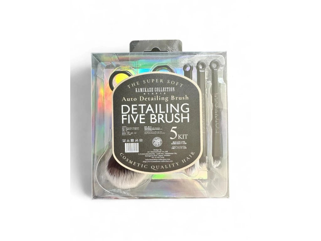 KAMIKAZE COLLECTION DETAILING FIVE BRUSH - detailingové štětce 5 ks