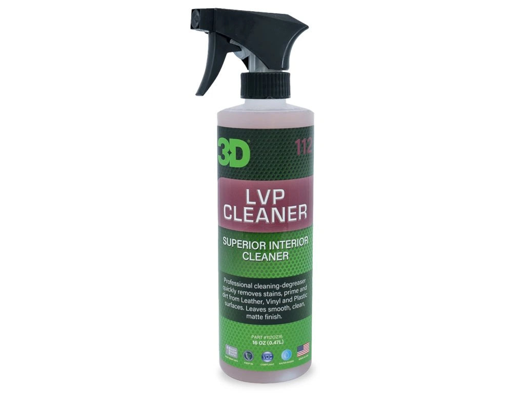 3D LVP INTERIOR CLEANER - prémiový čistič na kůži, vinyl a plasty v interiéru