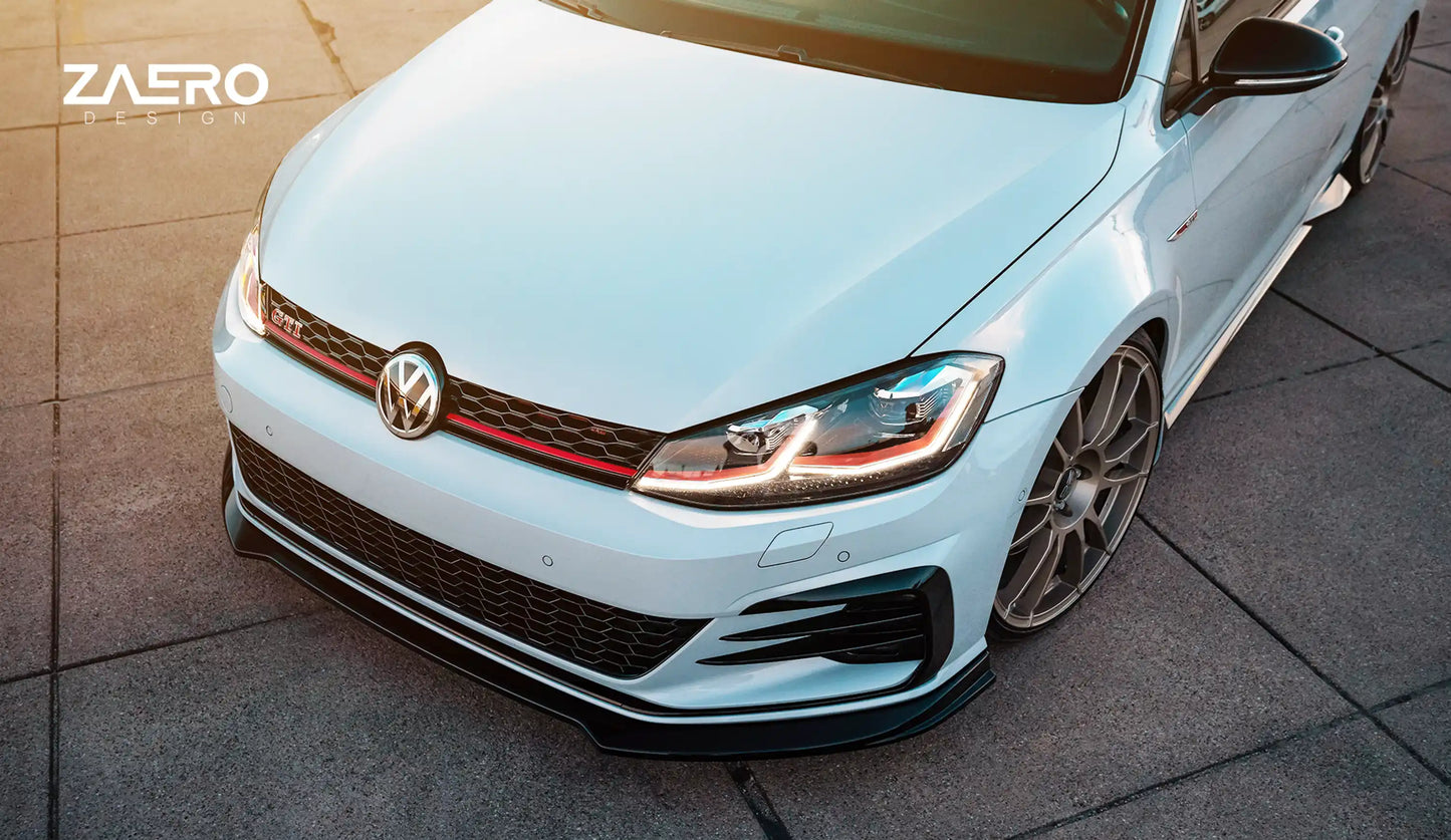 EVO-1 spoiler pod přední nárazník pro VW Golf 7 GTI | GTD (facelift)