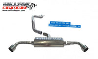Catback výfuk AUDI TT 2.0 TFSI 2WD Milltek Sport