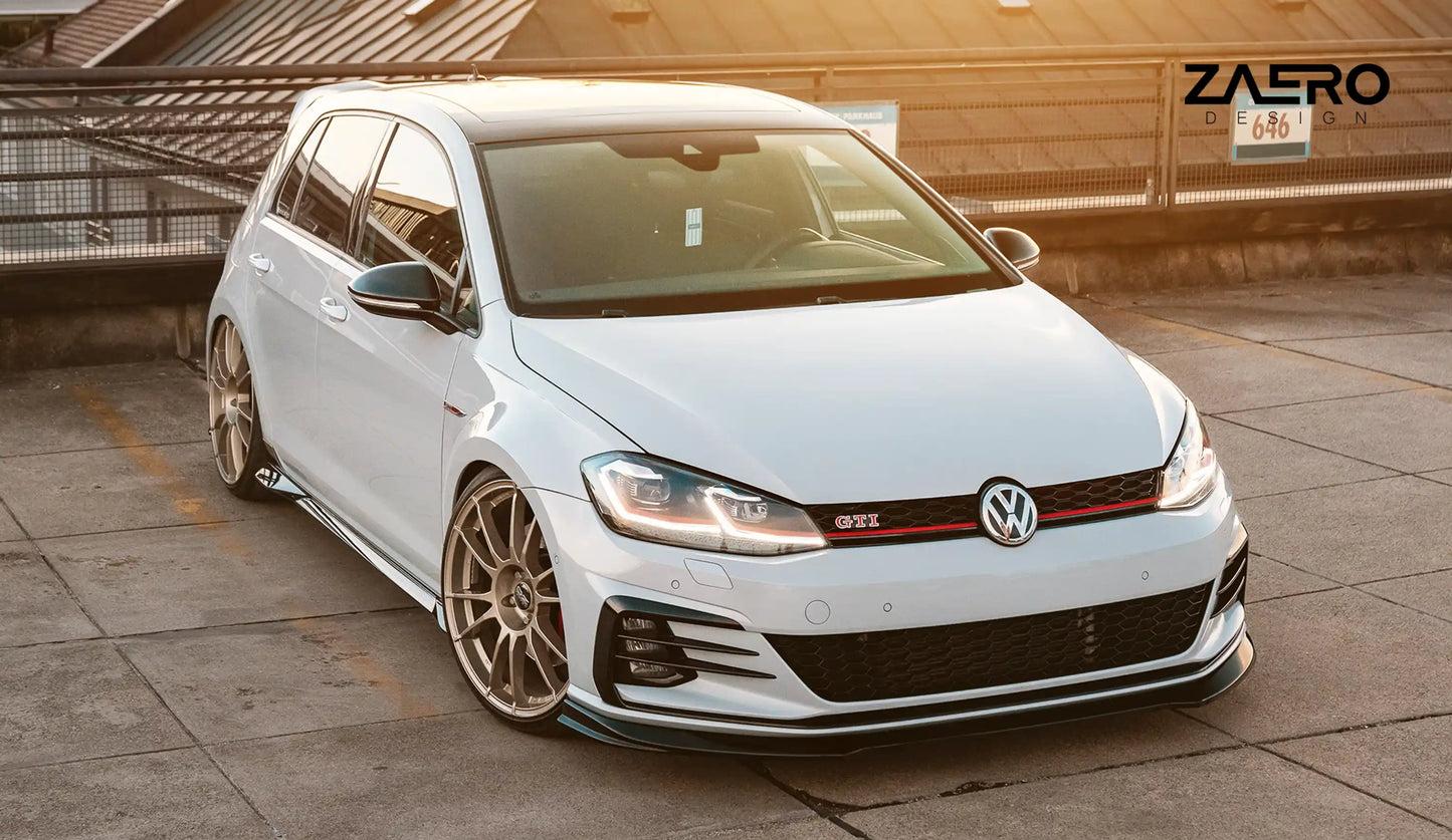 EVO-1 spoiler pod přední nárazník pro VW Golf 7 GTI | GTD (facelift)