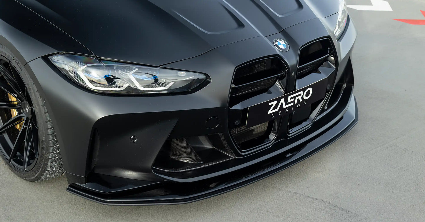 EVO-R přední splitter pro BMW M3 G80 | G81 a M4 G82 | G83 – nastavitelný a uchycený na karoserii