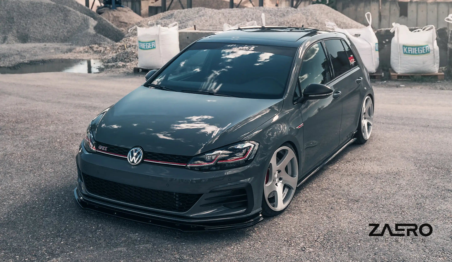 EVO-1 spoiler pod přední nárazník VW Golf 7 GTI TCR (facelift)