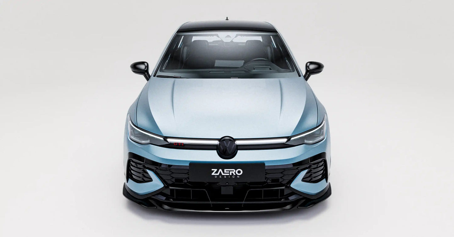 EVO-1 spoiler pod přední nárazník pro VW Golf 8.5 GTI Clubsport