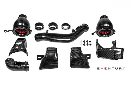 Eventuri Karbonové sportovní sání pro BMW M3 M4 F80 F82 F83 3,0 Bi-Turbo R6 - EVE-F8XMV2-CF-INT