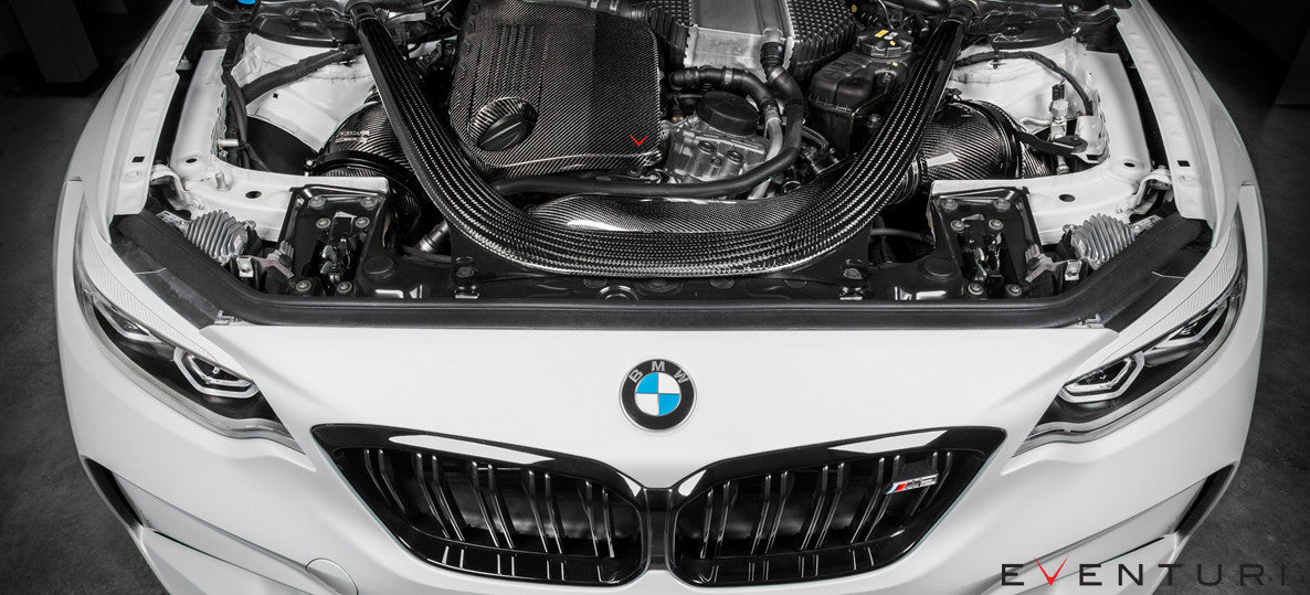 Eventuri Karbonové sportovní sání s hliníkovými přívody vzduchu pro BMW M2 Competition F87 - EVE-M2C-CF-INT