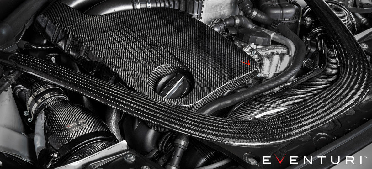 Eventuri Karbonové sportovní sání s hliníkovými přívody vzduchu pro BMW M2 Competition F87 - EVE-M2C-CF-INT