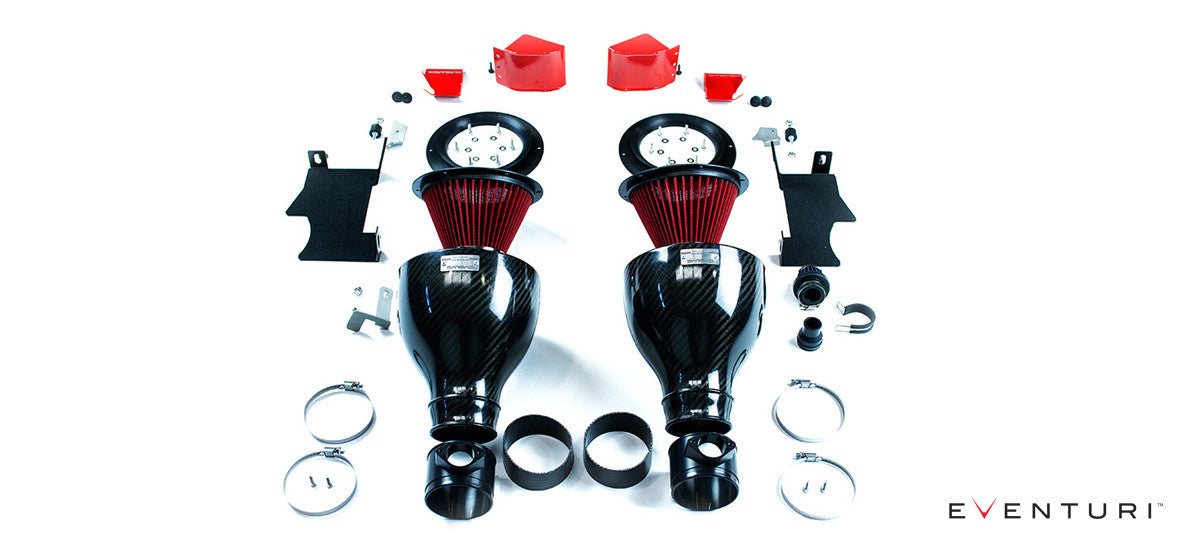 Eventuri Karbonové sportovní sání pro BMW M5 M6 E60 E61 E63 E64 5.0 V10 S85B50 - EVE-E60-CF-INT