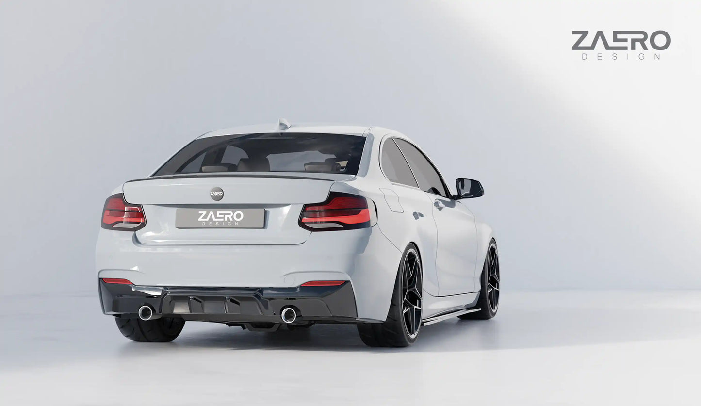 EVO-1 Diffuser pro BMW řady 2 F22 | F23 – M235i & M240i (M-Packet | LCI)