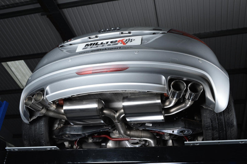 Turboback výfuk AUDI TTS 8J 2.0 TFSI Milltek Sport - s HJS sportovním katalyzátorem