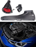 EVENTURI karbonové sání - pro vyšší výkon +13/20+ a +20/30 Nm (série / stage 1), 70% více vzduchu a návykový zvuk - VW Golf 8 Gti Clubsport / R