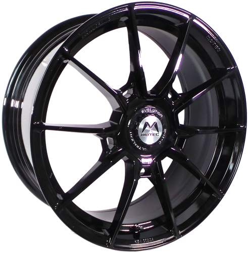 MOTEC MCR5 Ultimate lehká a pevná alu kola 19x8,5 ET45 5x112 Černá lesklá