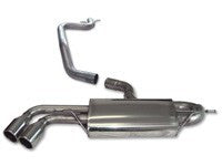 Catback výfuk AUDI TT 2.0 TFSI 2WD Milltek Sport - koncovka Twin 90Jet SSXAU145