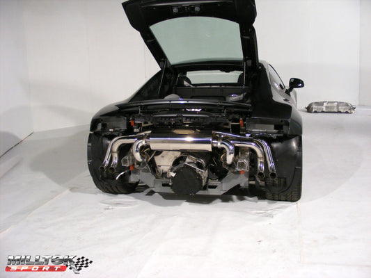Catback výfuk AUDI R8 V8 4.2 FSI Milltek Sport - bez rezonátoru SSXAU181