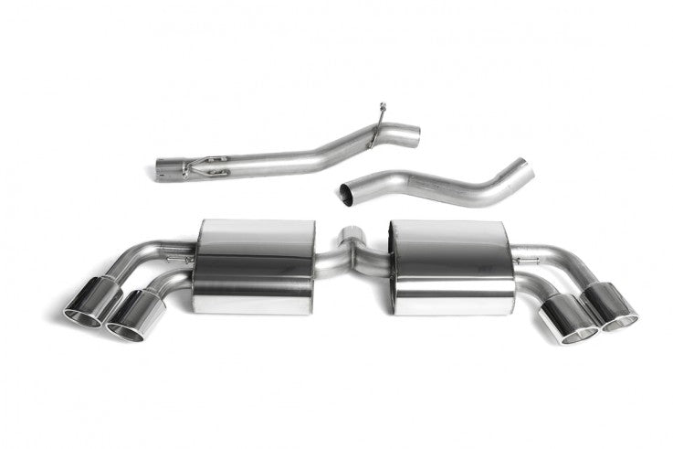 Catback výfuk AUDI TTS 2.0 TFSI Milltek Sport - s rezonátorem SSXAU293
