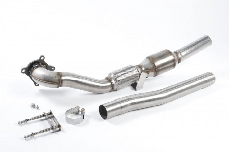 1. díl výfuku AUDI TT 8J 2.0 TFSI 2WD Downpipe Milltek Sport - se sportovním katalyzátorem SSXAU348