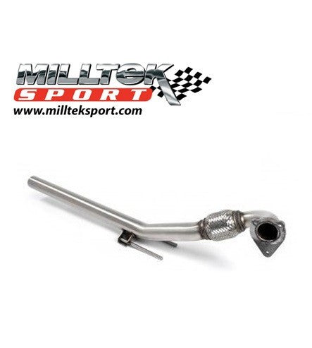 1. díl výfuku AUDI TT 8J 2.0 TFSI 2WD Downpipe Milltek Sport - bez katalyzátoru SSXAU349