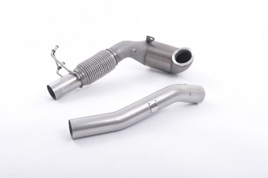 1. odlitý díl výfuku AUDI TTS 8S 2.0 TFSI Downpipe Milltek Sport - s Race katalyzátorem SSXAU604