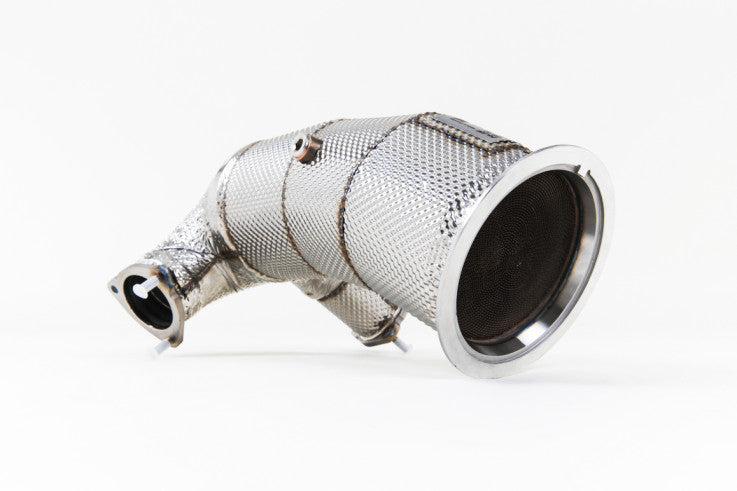 1. díl výfuku AUDI S4 a S5 Sportback B9 3.0 TFSI V6 Downpipe Milltek Sport - s HJS sportovním katalyzátorem SSXAU725