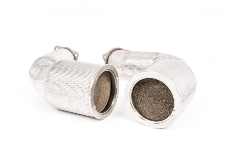 1. díl výfuku AUDI RS4 a RS5 B9 2.9 TFSI V6 OPF/GPF Downpipe  Milltek Sport - s HJS sportovním katalyzátorem / bez filtru pevných částic SSXAU819