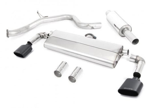 Catback výfuk ROAD+ SEAT Leon Cupra 300 2,0 TSI Milltek Sport - s rezonátorem / černé oválné koncovky SSXSE214