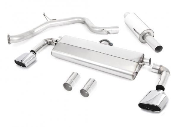 Catback výfuk ROAD+ SEAT Leon Cupra 300 2,0 TSI Milltek Sport - s rezonátorem / leštěné oválné koncovky SSXSE215