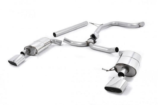 Catback výfuk SEAT Leon ST Cupra 300 2.0 TSI OPF/GPF Milltek Sport - bez rezonátoru / leštěné oválné koncovky SSXSE236