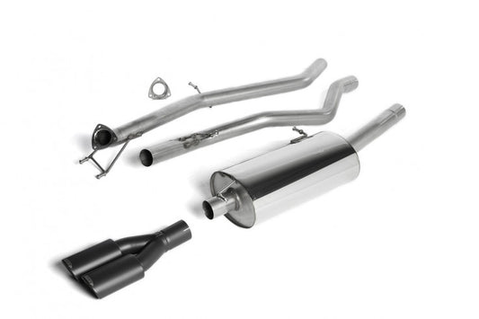 Catback výfuk VW Amarok 2.0 BiTDI Milltek Sport - bez rezonátoru / černé koncovky SSXVW288