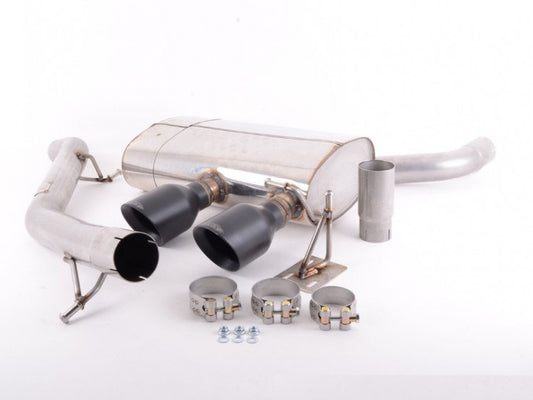Catback výfuk VW Golf 5 R32 3,2 VR6 Milltek Sport - bez rezonátoru / černé koncovky SSXVW418
