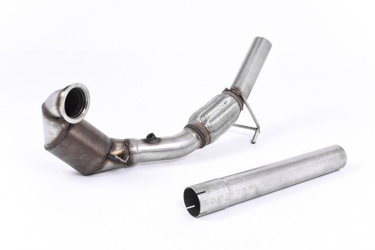1. díl výfuku downpipe VW Polo 6R 1.8 TSI Milltek Sport - s katalyzátorem / napojení na originální výfuk SSXVW453