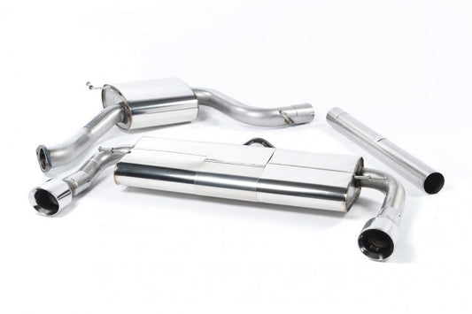 Catback výfuk ROAD+ VW Golf 7 GTI + Performance 2,0 TSI (facelift 2017->) Milltek Sport - bez rezonátoru / karbonové koncovky SSXVW470