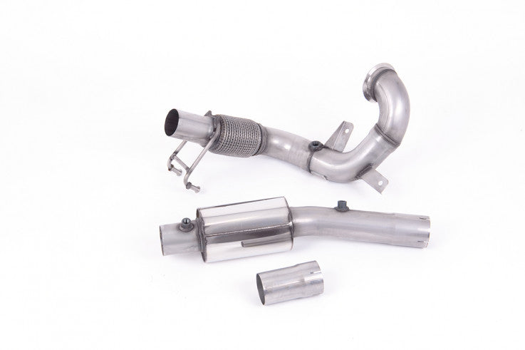 1. díl výfuku VW Polo GTI 2.0 TSI OPF/GPF Downpipe Milltek Sport - bez katalyzátoru / s rezonátorem SSXVW554
