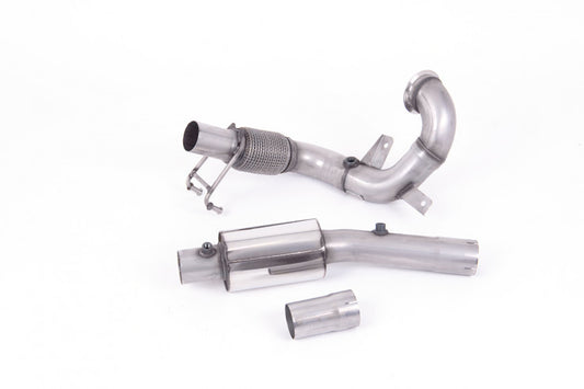 1. díl výfuku VW Polo GTI 2.0 TSI OPF/GPF Downpipe Milltek Sport - bez katalyzátoru / s rezonátorem SSXVW554
