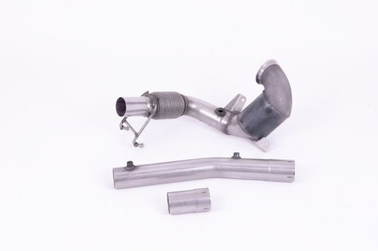 1. odlitý díl výfuku VW Polo GTI 2.0 TSI OPF/GPF Downpipe Milltek Sport - se sportovním katalyzátorem / bez rezonátoru SSXVW564