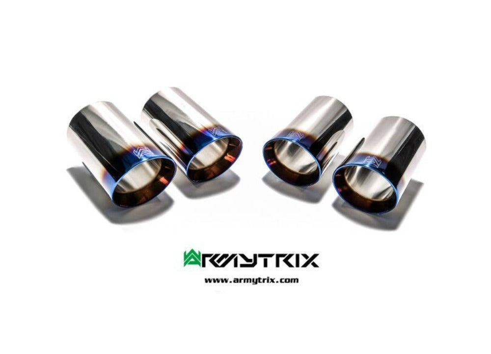 Armytrix 4x chromová koncovka výfuku (4X89mm) pro Volkswagen Golf 7 R 2.0 Turbo (2013-2016)