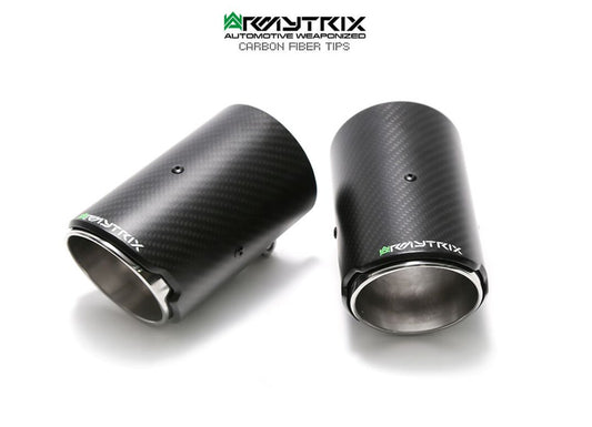 Armytrix dvojitá karbonová koncovka výfuku (2x89mm) pro SEAT Leon Cupra / Cupra 280 (2.0 TSI) (2014-)