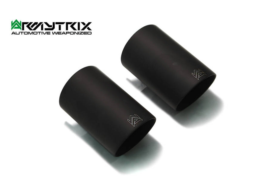 Armytrix dvojitá matně černá koncovka výfuku (2x101mm) pro Volkswagen Golf 6 GTI 2.0 Turbo (2008-2013)