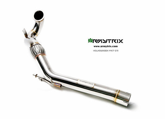 Armytrix nerezový downpipe bez katalyzátoru pro SEAT Leon Cupra / Cupra 280 (2.0 TSI) (2014-)