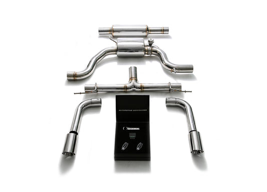 Armytrix nerezový výfukový systém s dálkovým ovládáním klapek Valvetronic pro SEAT Leon Cupra / Cupra 280 (2.0 TSI) (2014-)