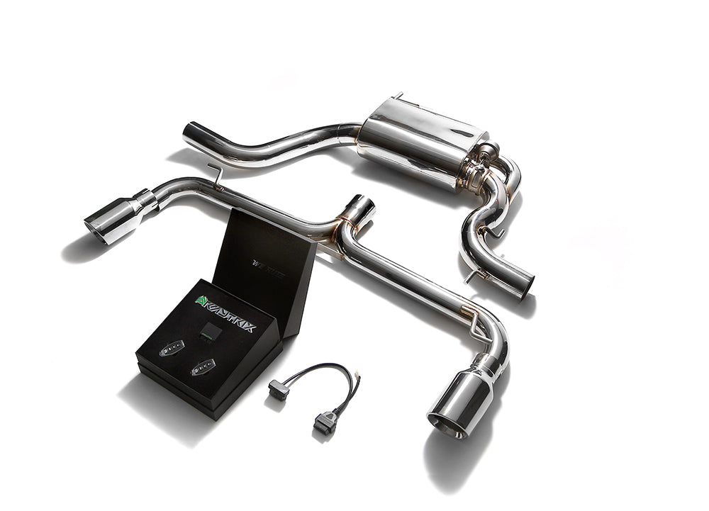 Armytrix nerezový výfukový systém s dálkovým ovládáním klapek Valvetronic pro Volkswagen Golf 6 GTI 2.0 Turbo (2008-2013)