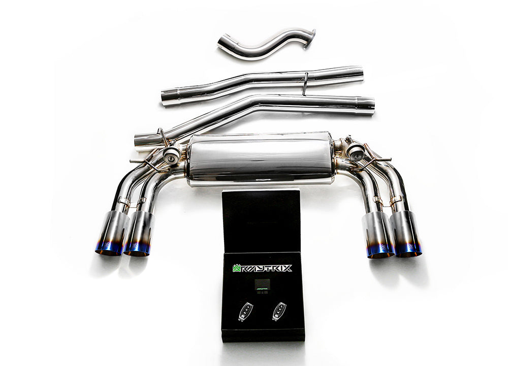 Armytrix 4x opálená koncovka výfuku (4X89mm) pro Volkswagen Golf 7 R 2.0 Turbo (2013-2016)