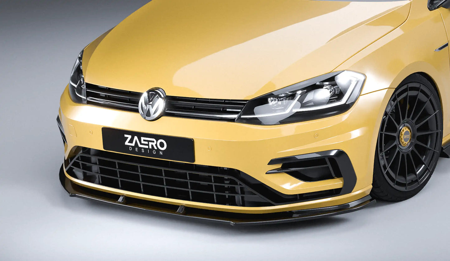 EVO-1 spoiler pod přední nárazník pro VW Golf 7 R (facelift)