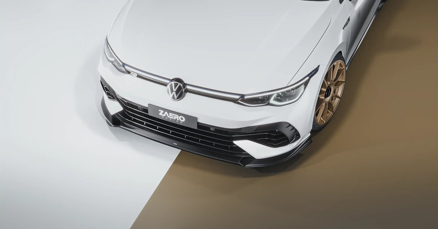 EVO-1 spoiler pod přední nárazník pro VW Golf 8 R