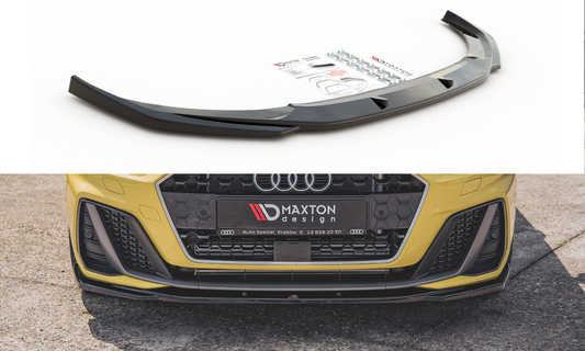 Maxton Design spoiler pod přední nárazník ver.2 pro Audi A1 GB, různé povrchové úpravy