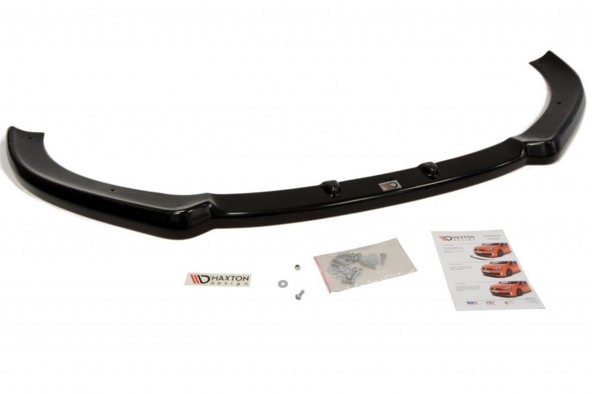 Maxton Design spoiler pod přední nárazník pro Audi A3 8P, černý lesklý plast ABS, facelift, r.v. 2008-2013