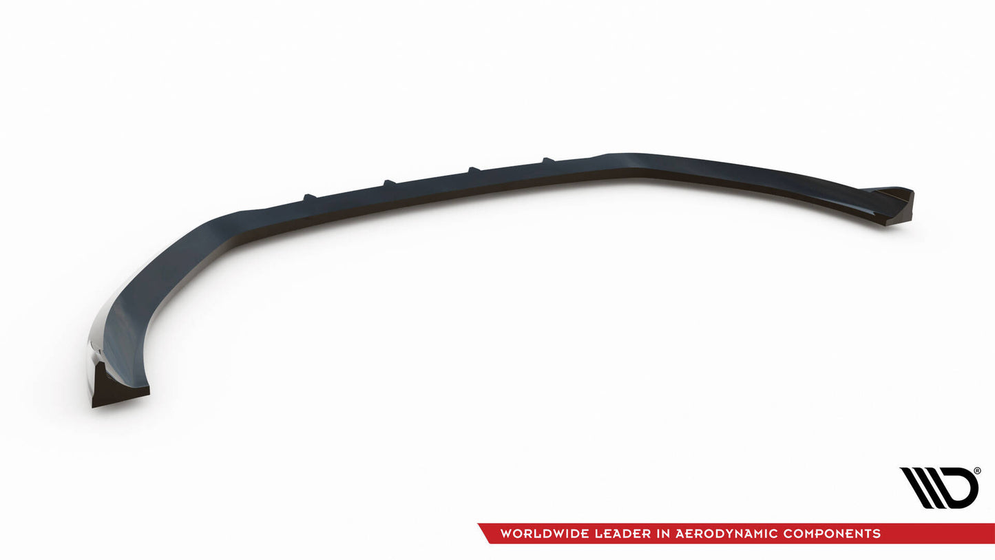 Maxton Design spoiler pod přední nárazník pro Audi A3 8V, černý lesklý plast ABS, Sedan