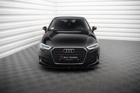 Maxton Design spoiler pod přední nárazník pro Audi A3 8V FL, černý lesklý plast ABS, Sportback