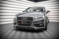 Maxton Design spoiler pod přední nárazník pro Audi A3 8V, plast ABS bez povrchové úpravy, Sportback