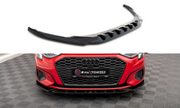 Maxton Design spoiler pod přední nárazník pro Audi A3 8Y, plast ABS bez povrchové úpravy